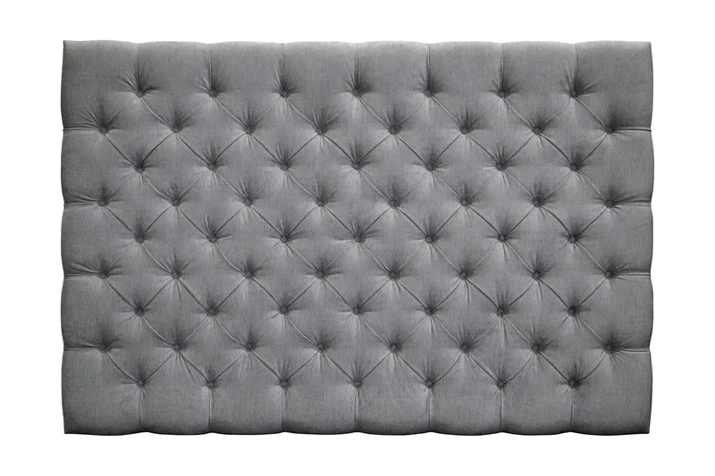 Sengegavl Joluma 160 Knapper - Grå - Møbler - Senger - Sengetilbehør - Sengegavl