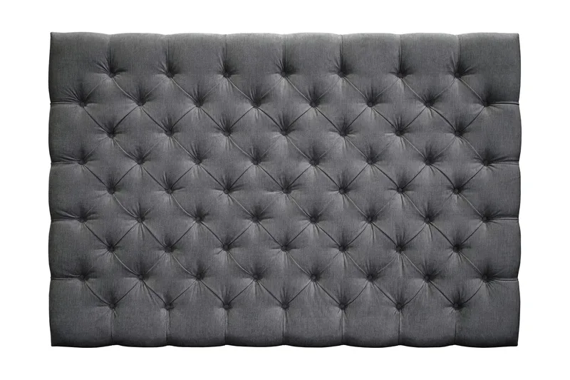 Sengegavl Joluma 180 Knapper, Mørkegrå