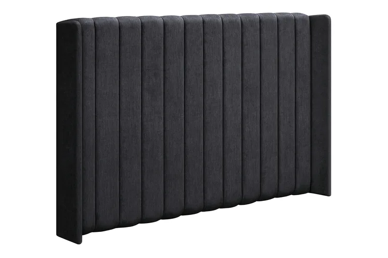 Sengegavl Joluma 180 Line - Svart - Møbler - Senger - Sengetilbehør - Sengegavl