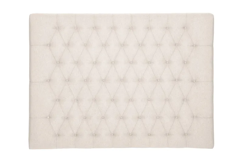 Sengegavl Lucky 180 cm Diamant, Beige