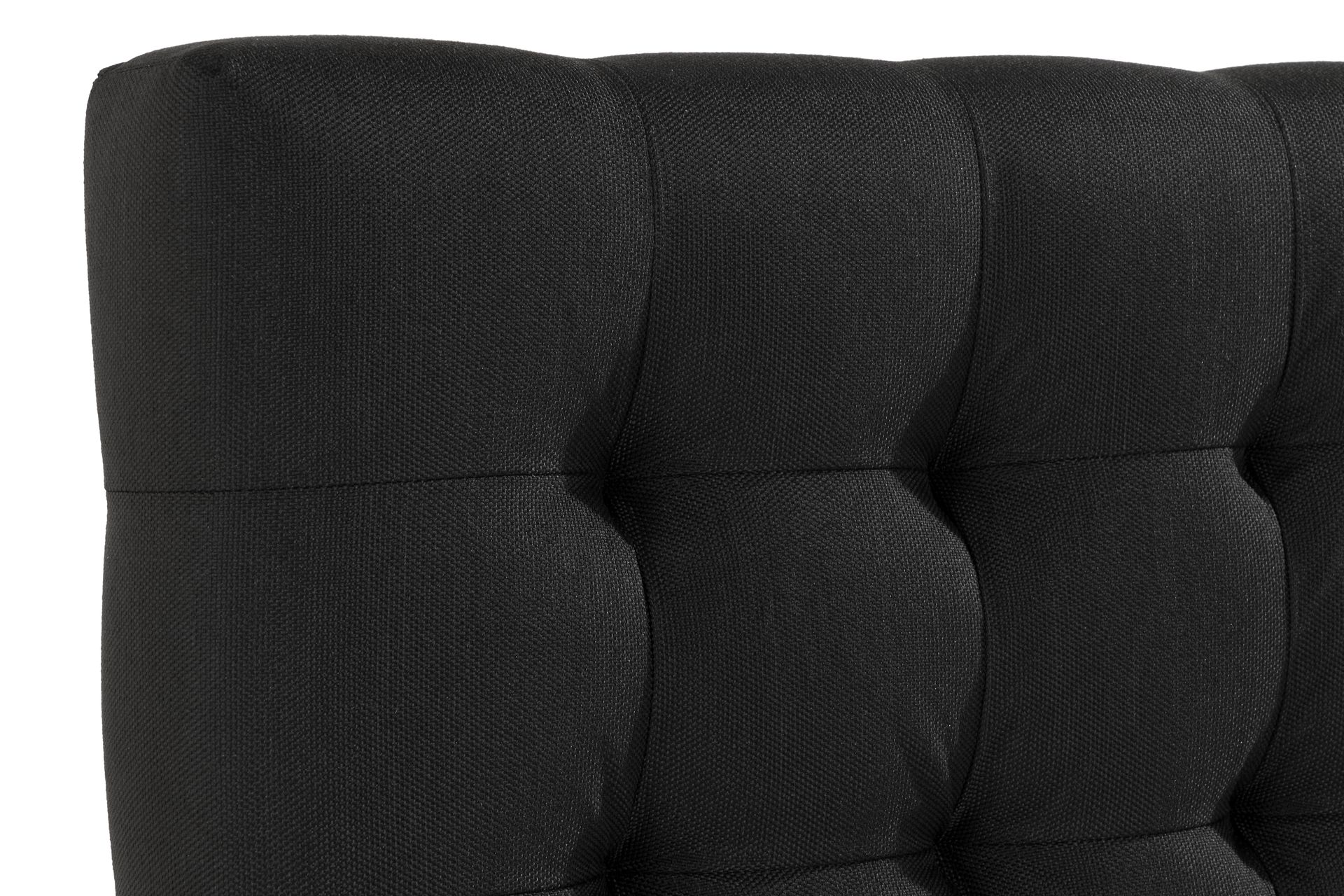 Sengegavl Rebeca Rutete 160 cm - Svart - Møbler - Senger - Sengetilbehør - Sengegavl