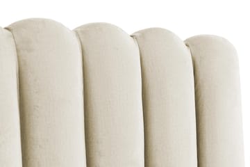 Sengegavl Zehner 180 cm - Beige|Fløyel - Møbler - Senger - Sengetilbehør - Sengegavl
