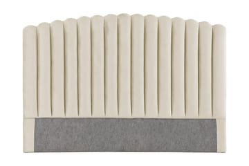 Sengegavl Zehner 180 cm - Beige|Fløyel - Møbler - Senger - Sengetilbehør - Sengegavl