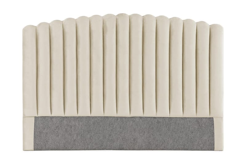 Sengegavl Zehner 180 cm - Beige|Fløyel - Møbler - Senger - Sengetilbehør - Sengegavl