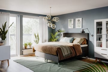 Sleepy Hodegavl 180 cm - Svart - Møbler - Senger - Sengetilbehør - Sengegavl