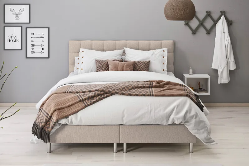 Sengegavl Suset 120 cm - Beige - Møbler - Senger - Sengetilbehør - Sengegavl