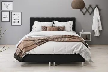 Sengegavl Suset 120 cm - Svart - Møbler - Senger - Sengetilbehør - Sengegavl