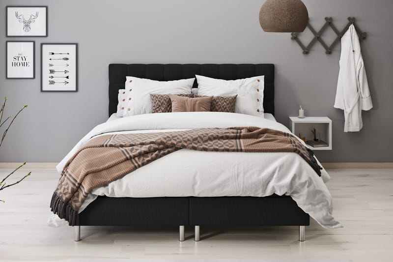 Sengegavl Suset 120 cm - Svart - Møbler - Senger - Sengetilbehør - Sengegavl