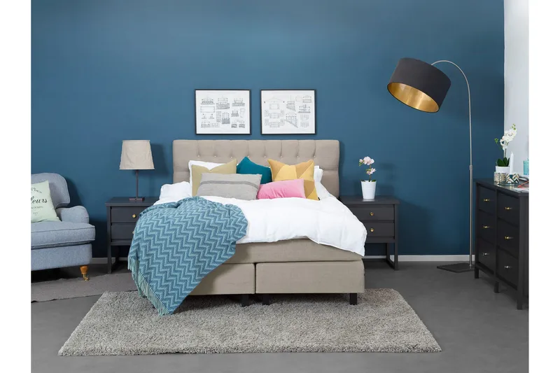 Wynne Sengegavl 160 cm - Beige - Møbler - Senger - Sengetilbehør - Sengegavl