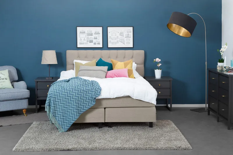 Wynne Sengegavl 180 cm - Beige - Møbler - Senger - Sengetilbehør - Sengegavl