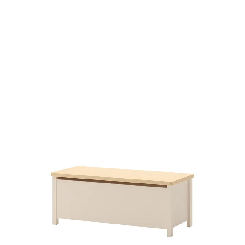 Sengekasse Story Beige, eik, Beige, eik