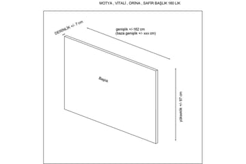 Sonyi Sengegavl 97 cm - Antrasitt - Møbler - Senger - Sengetilbehør - Sengegavl