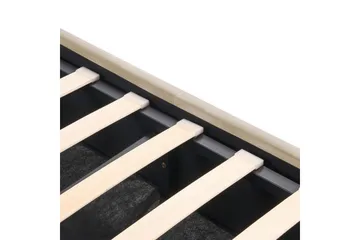 Sengramme og sengestamme Seng med oppbevaring Rochefort Beige 160x200 - Møbler - Senger - Senger med oppbevaring