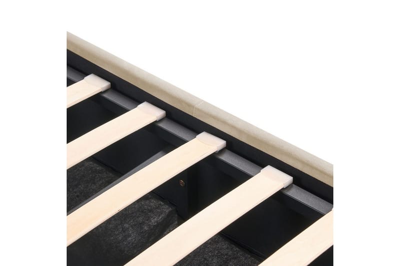 Sengramme og sengestamme Seng med oppbevaring Rochefort Beige 160x200 - Møbler - Senger - Senger med oppbevaring
