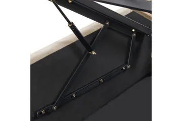 Sengramme og sengestamme Seng med oppbevaring Rochefort Beige 160x200 - Møbler - Senger - Senger med oppbevaring