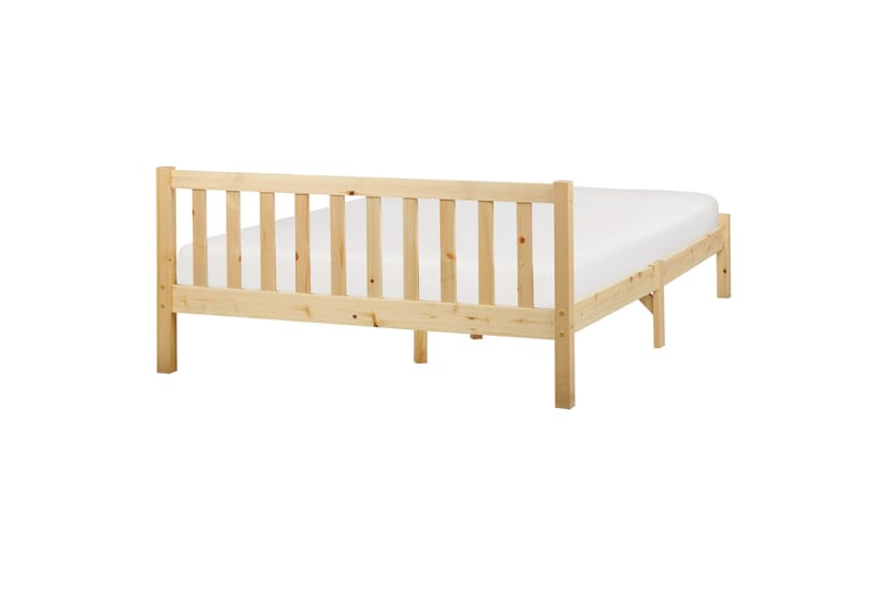 Shreyansh Sengramme 140x200 cm - Lyst tre - Møbler - Senger - Sengeramme & sengestamme