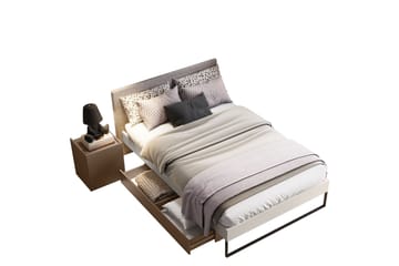 Sigmana Møbelsett For Soverom - Lys Grå/Beige - Møbler - Senger - Møbelsett til soverom