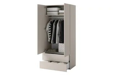 Sigmana Møbelsett For Soverom - Lys Grå/Beige - Møbler - Senger - Møbelsett til soverom