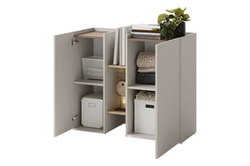 Sigmana Møbelsett For Soverom - Lys Grå/Beige - Møbler - Senger - Møbelsett til soverom