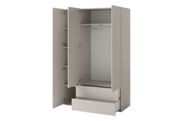 Sigmana Møbelsett For Soverom - Lys Grå/Brun/Beige - Møbler - Senger - Møbelsett til soverom