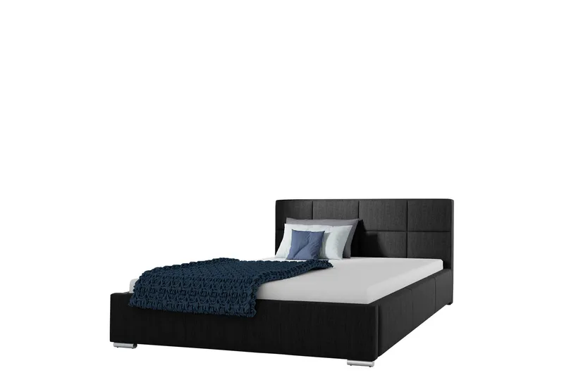 Sirdal Sengeramme 140x200 cm, Svart