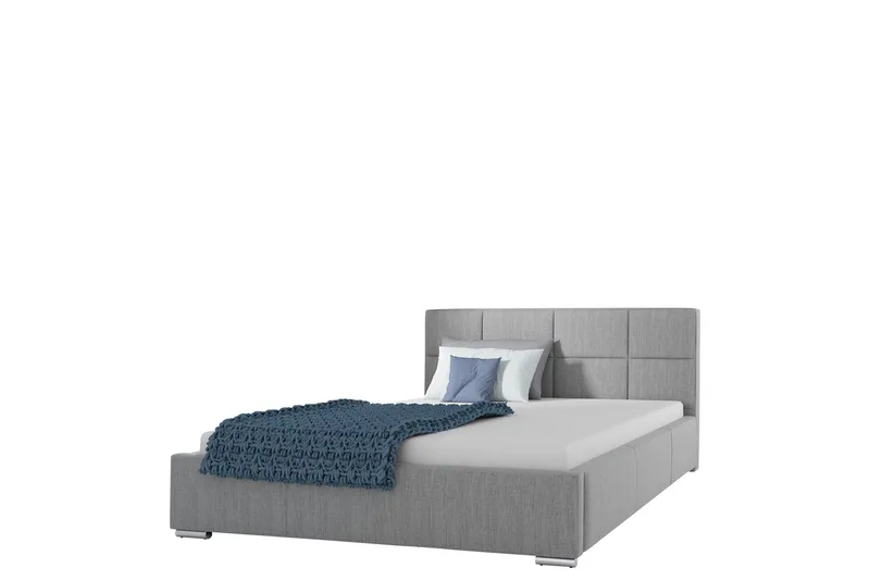 Sirdal Sengeramme 180x200 cm, Lys grå