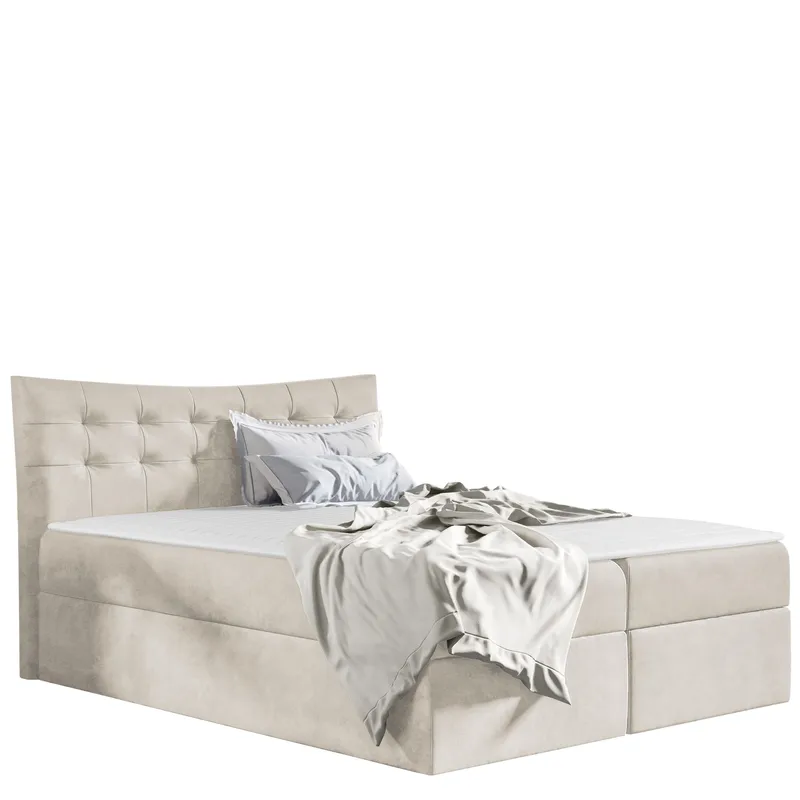 Sirel sengpakke kontinentalseng 160x200 cm - beige - Møbler - Senger - Kontinentalsenger