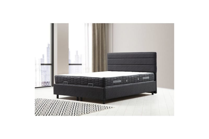 Sonyi Komplett Sengepakke 120x200 cm - Antrasitt - Møbler - Senger - Komplett sengepakke