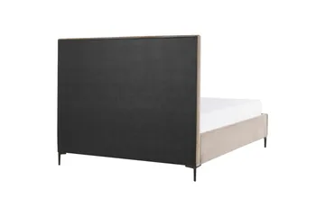 Soveromssett Sezanne Beige/grå/svart, 160x200 cm, Fløyel - Beige/grå/svart, 160x200 cm, Fløyel - Møbler - Senger - Møbelsett til soverom