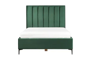 Soveromssett Sezanne Grønn/svart, 140x200 cm, Fløyel - Grønn/svart, 140x200 cm, Fløyel - Møbler - Senger - Møbelsett til soverom