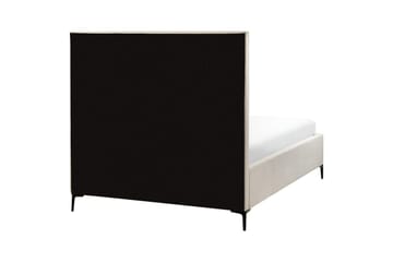 Soveromssett Sezanne Hvit/Svart, 140x200 cm, Bouclé - Hvit/Svart, 140x200 cm, Bouclé - Møbler - Senger - Møbelsett til soverom