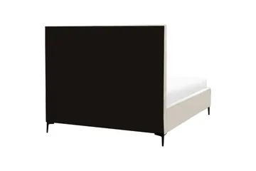 Soveromssett Sezanne Hvit/Svart, 160x200 cm, Bouclé - Hvit/Svart, 160x200 cm, Bouclé - Møbler - Senger - Møbelsett til soverom