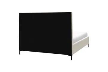 Soveromssett Sezanne Hvit/Svart, 180x200 cm, Bouclé - Hvit/Svart, 180x200 cm, Bouclé - Møbler - Senger - Møbelsett til soverom