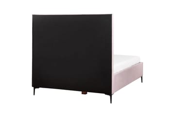 Soveromssett Sezanne Rosa/Svart, 140x200 cm, Fløyel - Rosa/Svart, 140x200 cm, Fløyel - Møbler - Senger - Møbelsett til soverom