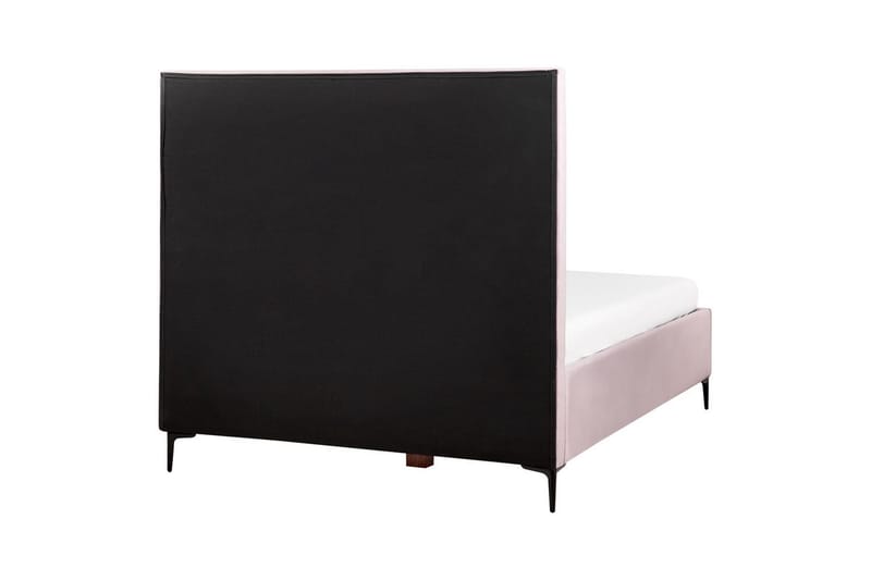 Soveromssett Sezanne Rosa/Svart, 140x200 cm, Fløyel - Rosa/Svart, 140x200 cm, Fløyel - Møbler - Senger - Møbelsett til soverom