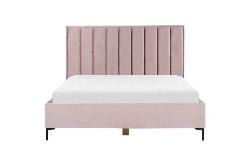 Soveromssett Sezanne Rosa/Svart, 180x200 cm, Fløyel - Rosa/Svart, 180x200 cm, Fløyel - Møbler - Senger - Møbelsett til soverom