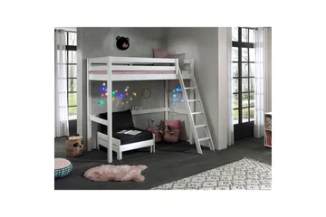 Sovesofa Pino Mezzanine Hvit, 90 x 200 cm - Hvit, 90 x 200 cm - Møbler - Barnemøbler - Barnemøbelsett