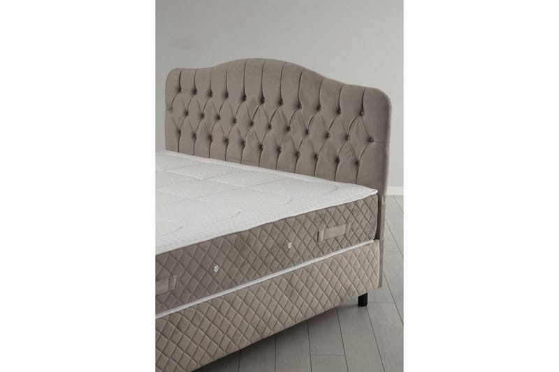 Subash Komplett Sengepakke 150x200 cm - Beige - Møbler - Senger - Komplett sengepakke