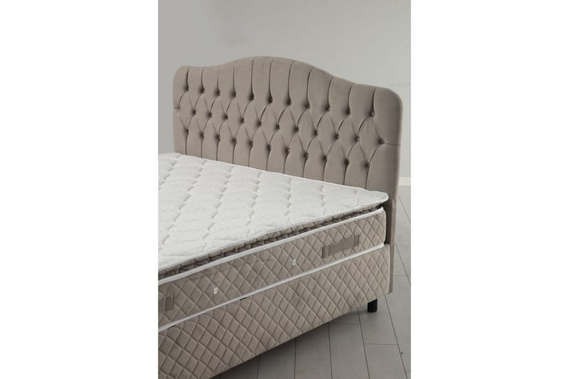 Subash Komplett Sengepakke 150x200 cm - Beige - Møbler - Senger - Komplett sengepakke