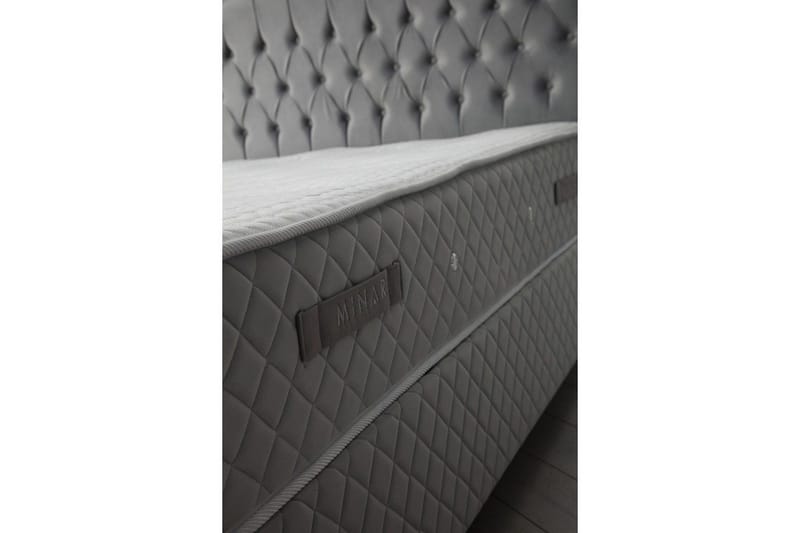 Subash Komplett Sengepakke 150x200 cm - Grå - Møbler - Senger - Komplett sengepakke