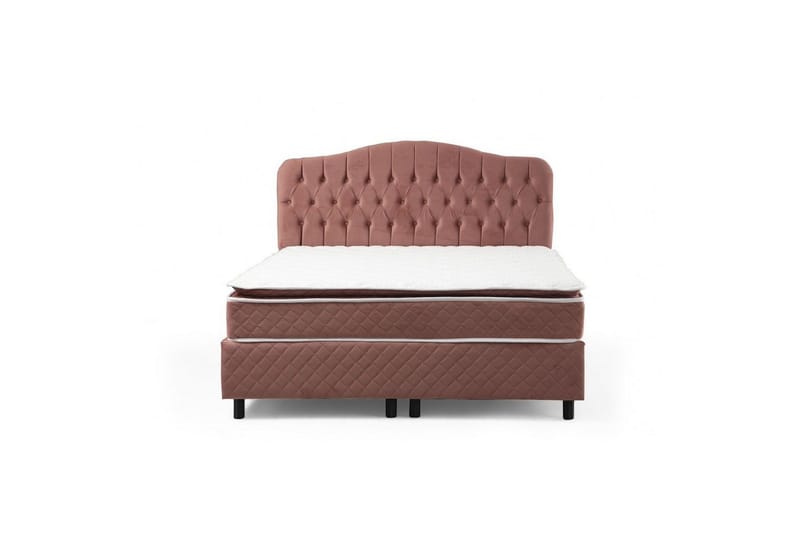 Subash Komplett Sengepakke 150x200 cm - Rosa - Møbler - Senger - Komplett sengepakke