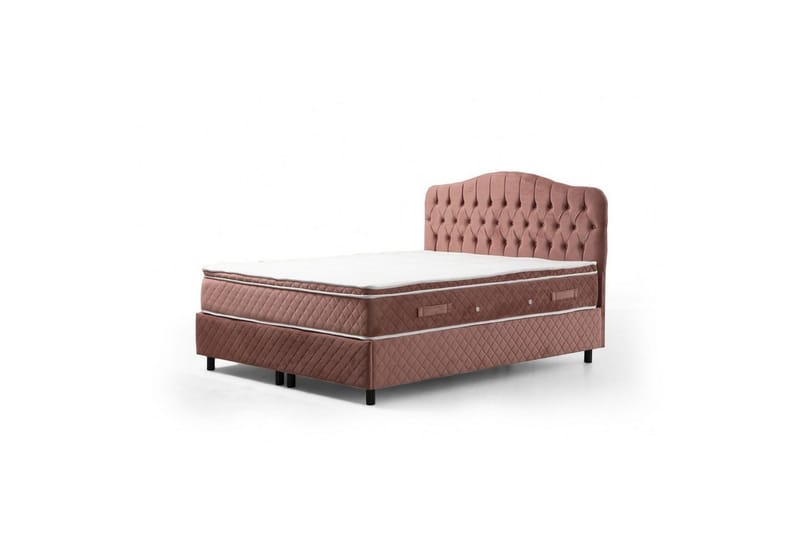 Subash Sengepakke Kontinentalseng 150x200 cm - Rødmende rosa - Møbler - Senger - Kontinentalsenger