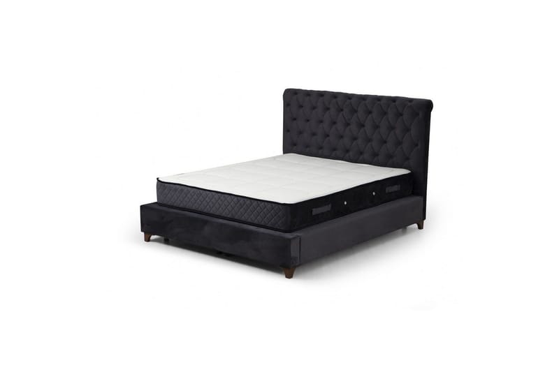 Subra Komplett Sengepakke 160x200 cm - Antrasitt - Møbler - Senger - Komplett sengepakke