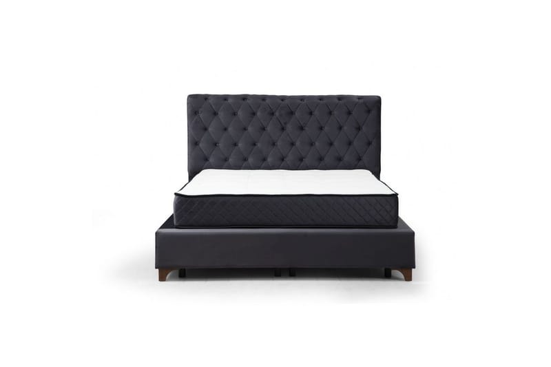 Subra Komplett Sengepakke 160x200 cm - Antrasitt - Møbler - Senger - Komplett sengepakke
