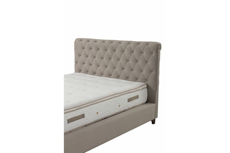 Subra Komplett Sengepakke 160x200 cm - Beige - Møbler - Senger - Komplett sengepakke
