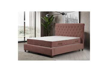 Subra Komplett Sengepakke 160x200 cm - Korallrosa - Møbler - Senger - Komplett sengepakke