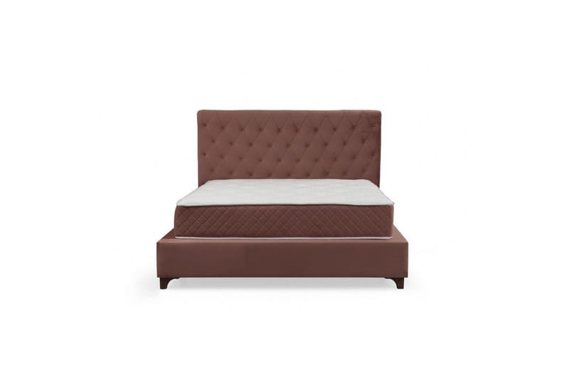 Subra Komplett Sengepakke 160x200 cm - Korallrosa - Møbler - Senger - Komplett sengepakke
