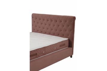 Subra Komplett Sengepakke 160x200 cm - Korallrosa - Møbler - Senger - Komplett sengepakke