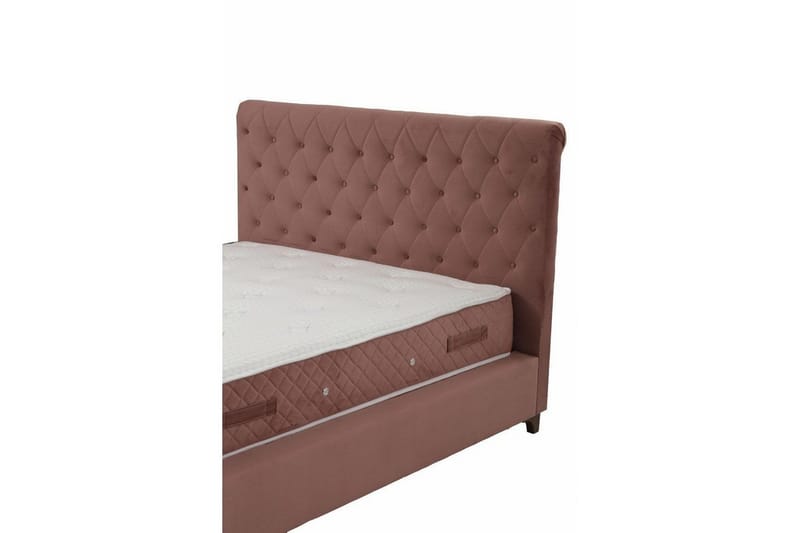 Subra Komplett Sengepakke 160x200 cm - Korallrosa - Møbler - Senger - Komplett sengepakke
