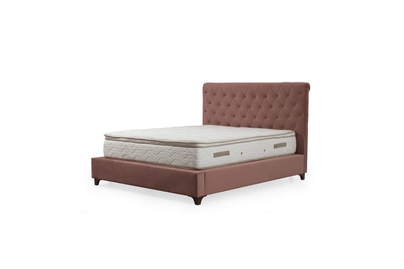 Subra Komplett Sengepakke 160x200 cm - Rødmende rosa - Møbler - Senger - Komplett sengepakke